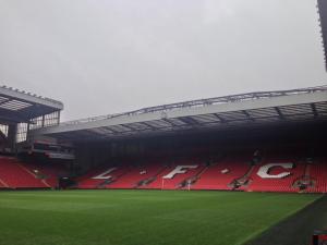 Anfield, home of Liverpool Football Club.