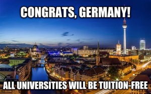 ​A viral photo on Facebook after the announcement that German university will be tuition free.